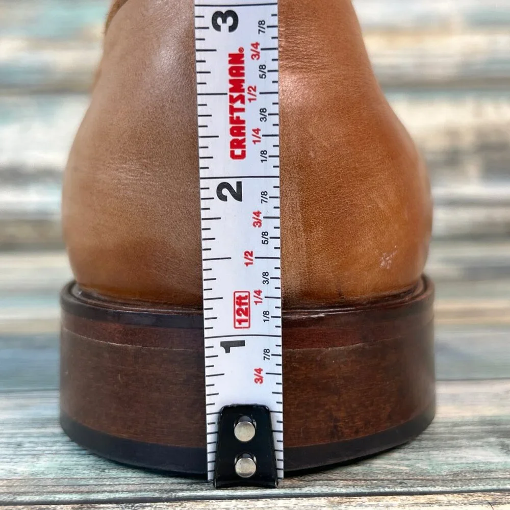 L. Lambertazzi Loafers Mens 11-11.5/44 Brown Leather Handmade Bicycle Toe Dress